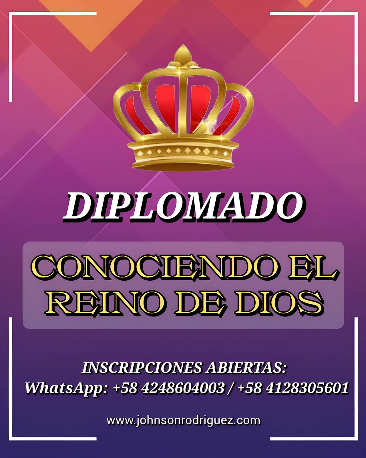 Diplomado Conociendo el Reino de Dios